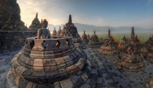Temple Borobudur, Jogjakarta, Indonésie
