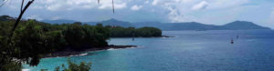 Plage de Padangbai, Bali, indonésie