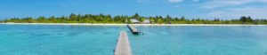 Hôtel, île Maldives