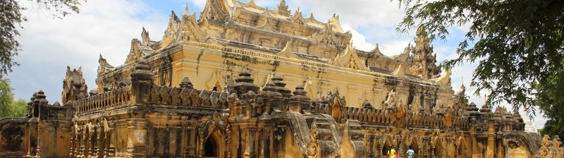 Monastère Maenu, région Mandalay, Myanmar