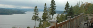 Vue sur le fjord du Saguenay