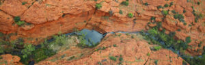 Vue aérienne sur le Kings Canyon