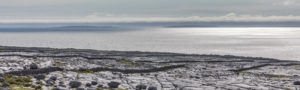 Plateau karst, parc natinal du Burren, Baie de Galway, Co. Clare, Irlande