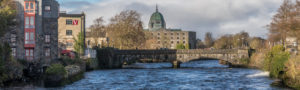 Cath&drale de Galway, rivière Corrib, Irlande