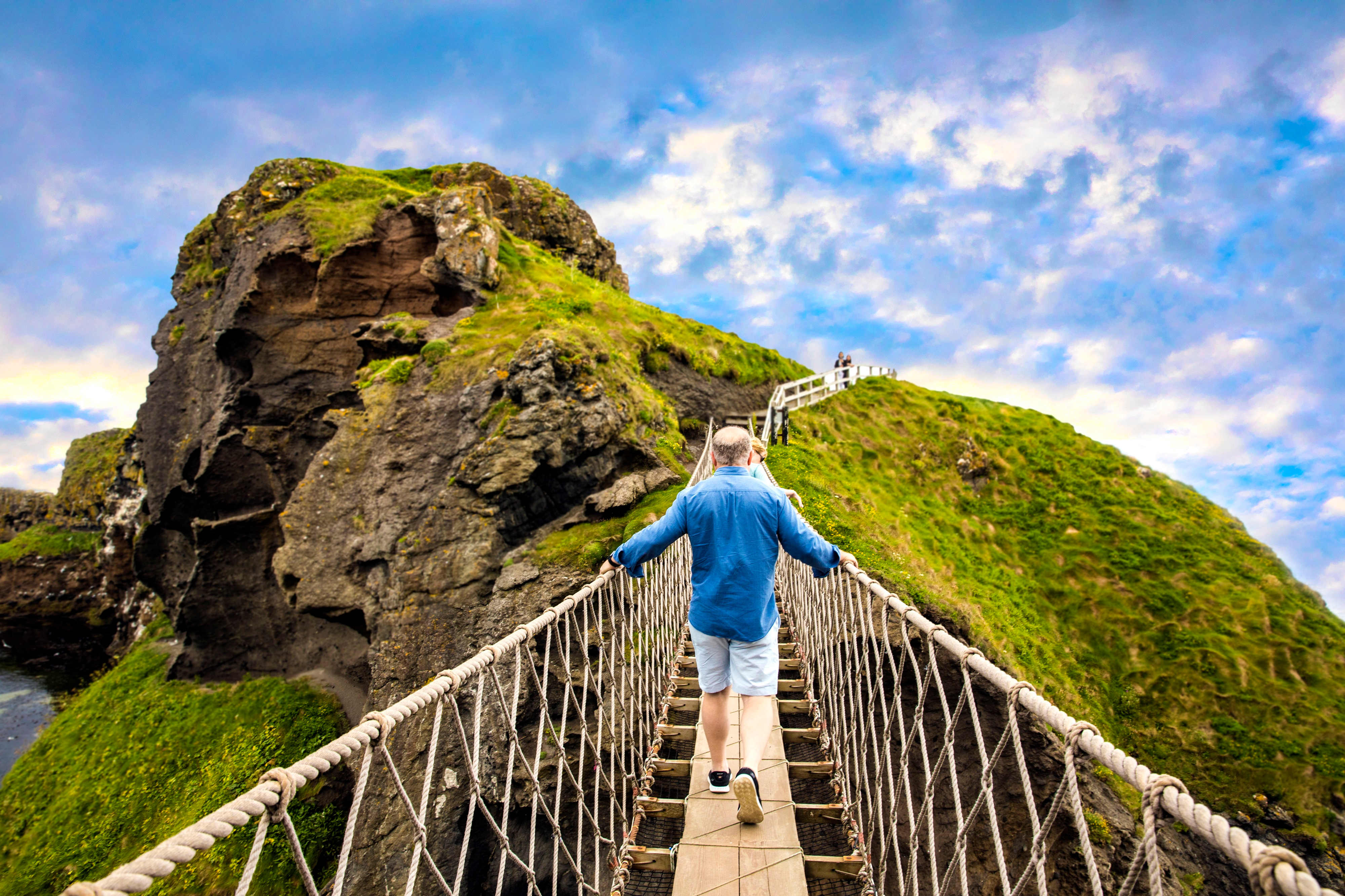 Pont à corde Carrick, Irlande du Nord