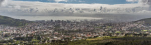 Téléphérique depuis Table mountain, le Cap, Afrique du Sud