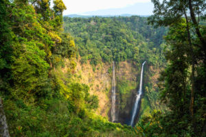 Chutes, cascade de Bolovens, laos