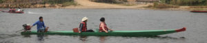 Descente du fleuve en bateau sur la rivière Nam Song, Laos