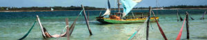 Plage de Jericoacoara, repos das l'eau, Brésil