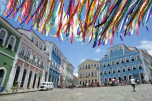 Place principale à Salvador de Bahia, Brésil