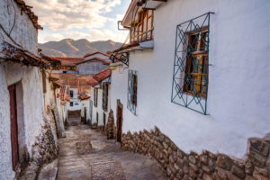 Rue à Cusco, Pérou